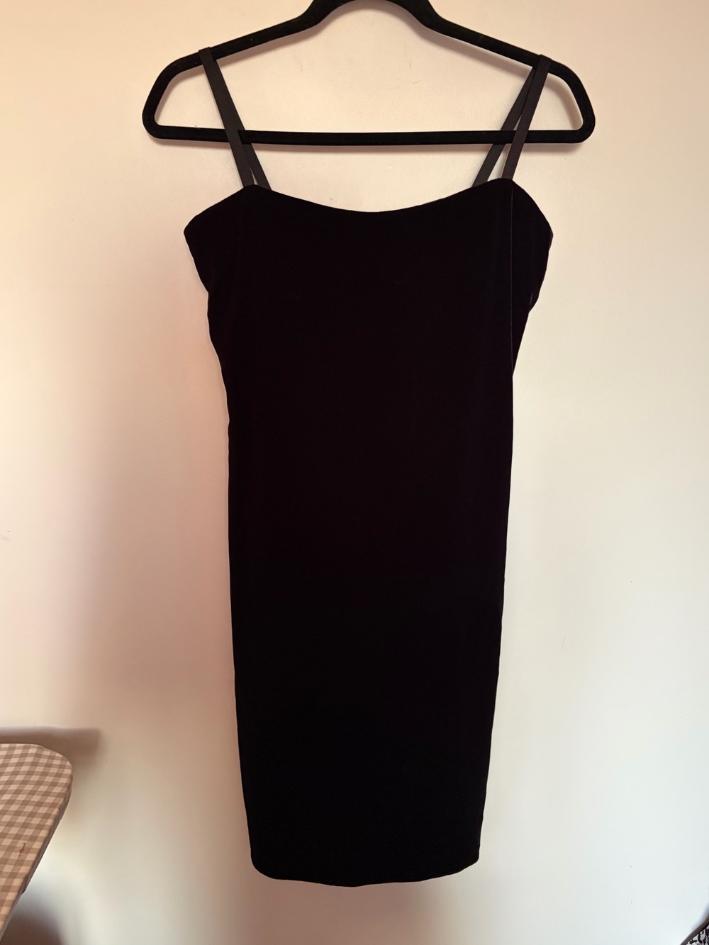Emporio Armani Velvet Black Mini with Back Bow Dress - Size 42